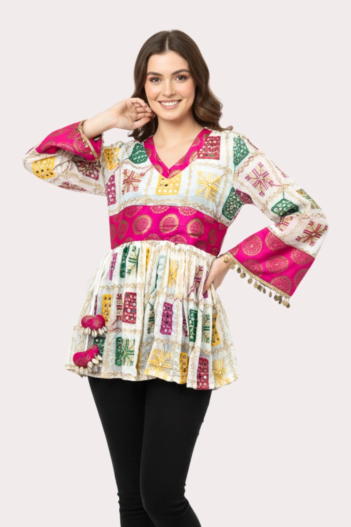 Vibrant Viraasat Peplum Top