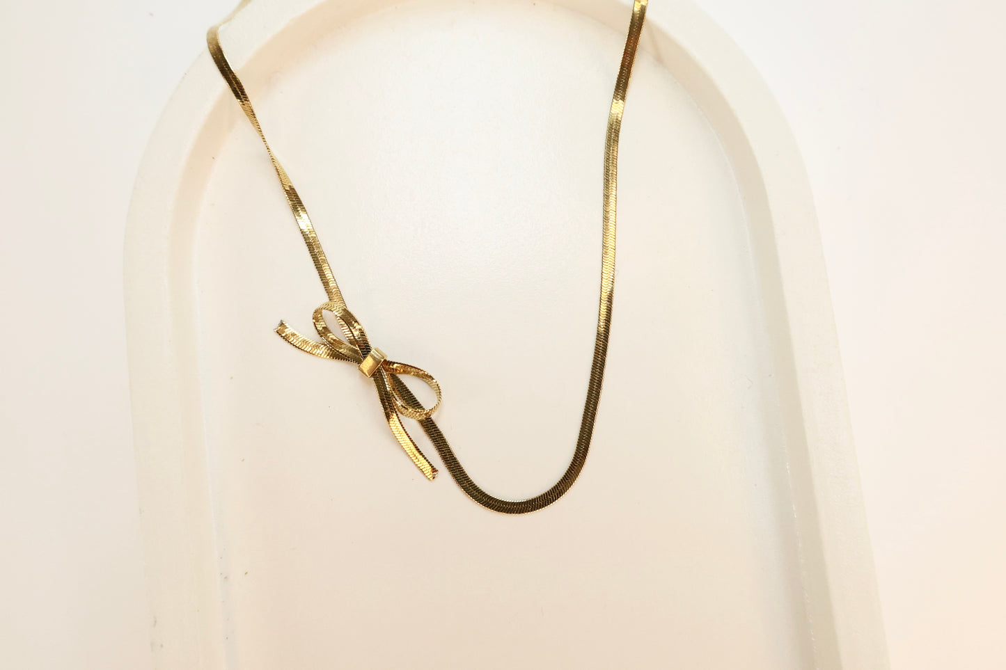 The Liquid Bow Necklace