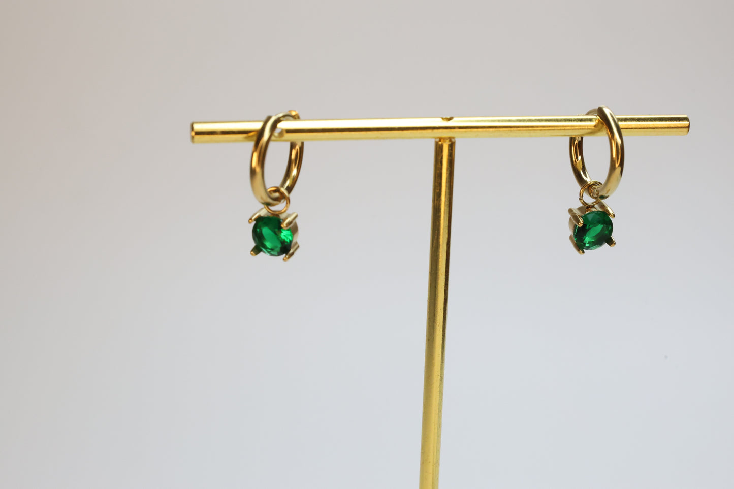 The "Emerald Whisper" Hoop