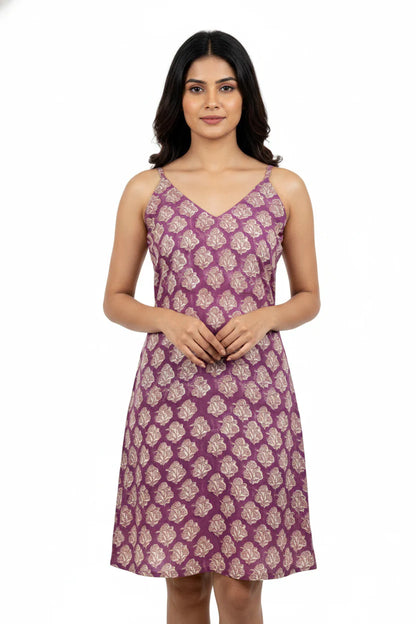 Magenta Classic Ethnic Dress