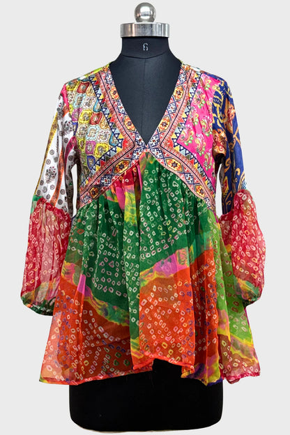 Nav-Rang Kalaai Heritage Top