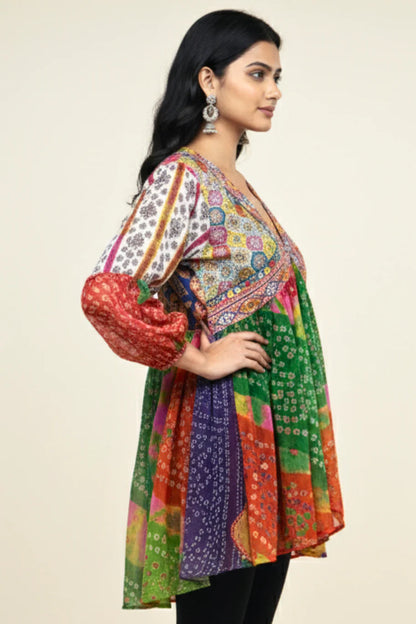 Nav-Rang Kalaai Heritage Top