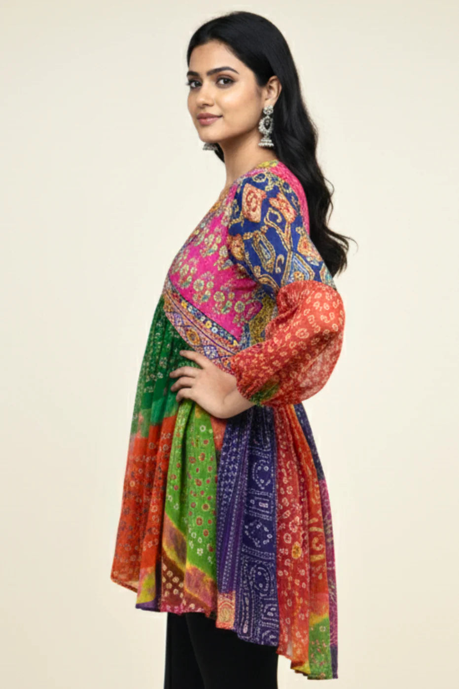 Nav-Rang Kalaai Heritage Top