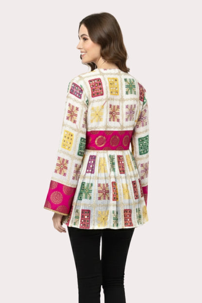 Vibrant Viraasat Peplum Top