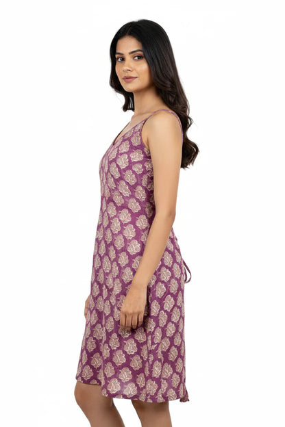 Magenta Classic Ethnic Dress