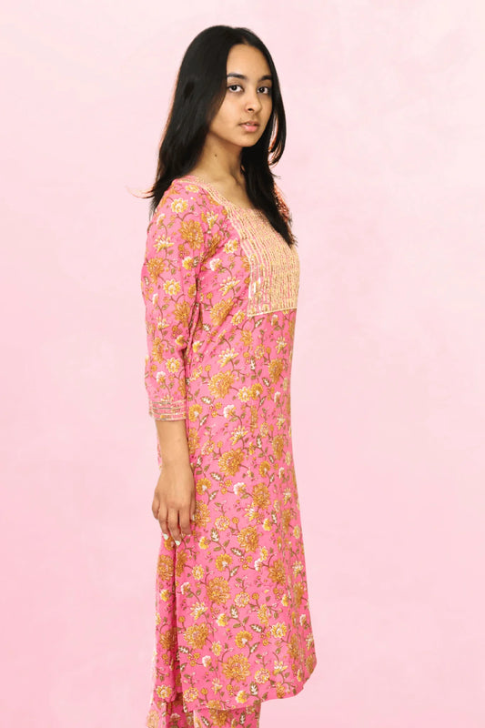 Bagh-e-Jaipur Cotton Kurta