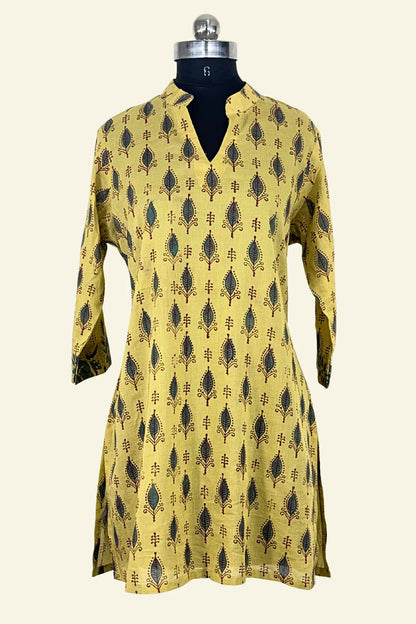 Nav Aarohi Mustard Kurta