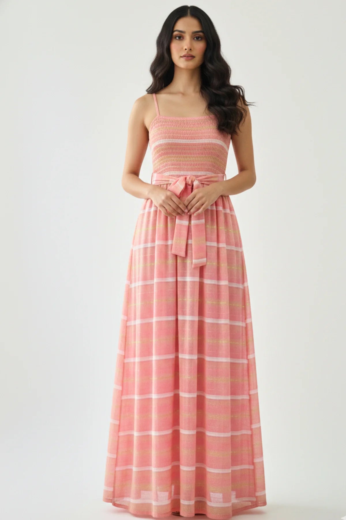 Ira Pastel Breeze Stripe Dress