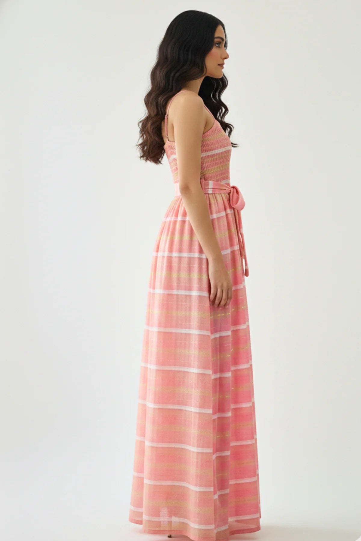 Ira Pastel Breeze Stripe Dress
