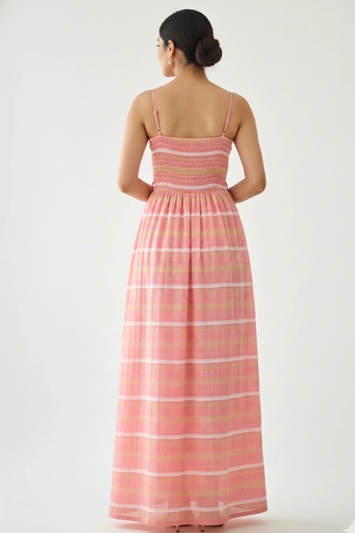Ira Pastel Breeze Stripe Dress