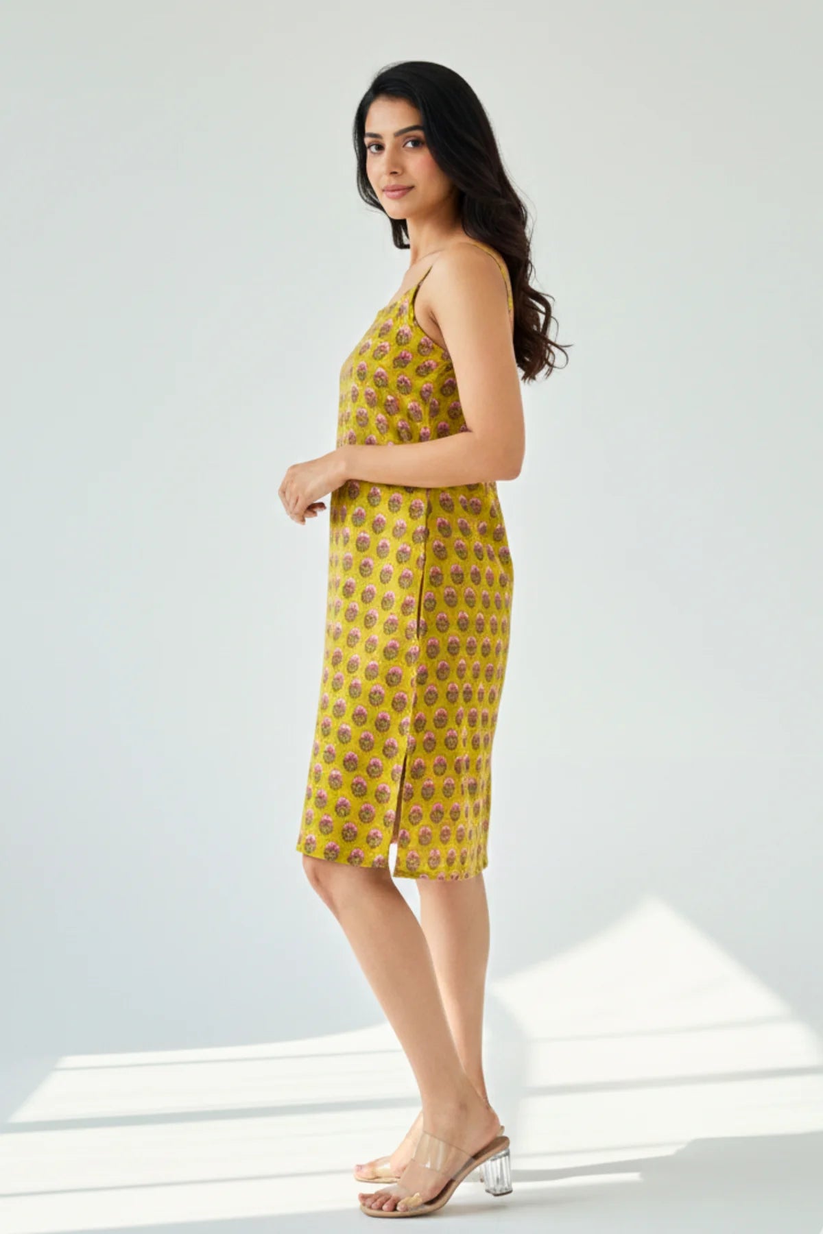 Mustard Meadow Cotton Dress