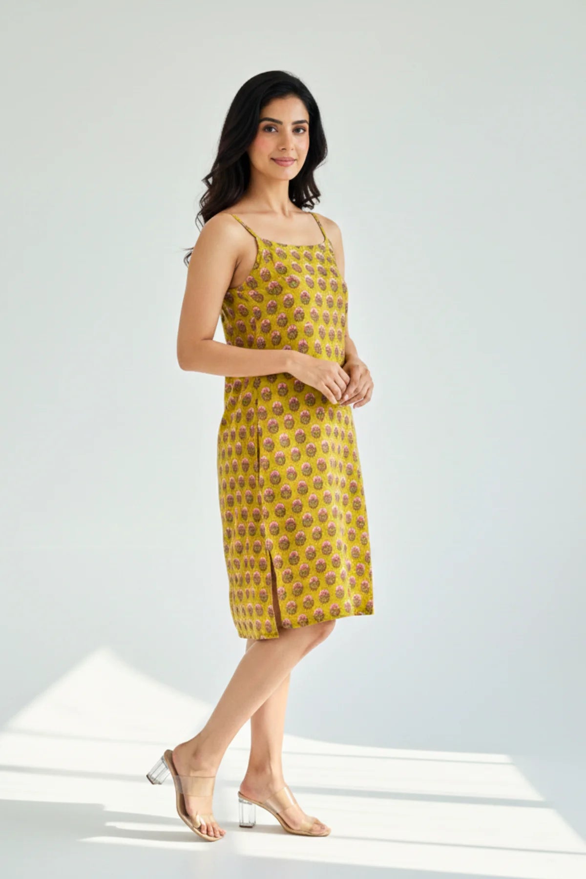 Mustard Meadow Cotton Dress