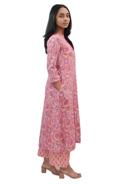 Kesar Kohra Cotton Kurta