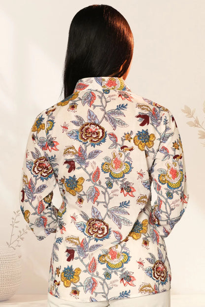 Spring Serenade Floral Top