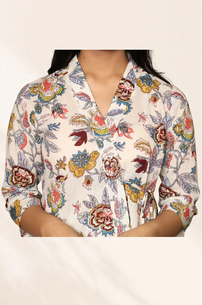 Spring Serenade Floral Top