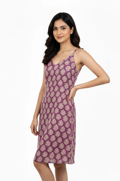 Magenta Classic Ethnic Dress