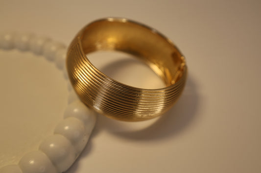 The Golden Pleat Cuff