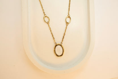 The Mother of Pearl Stream Necklace