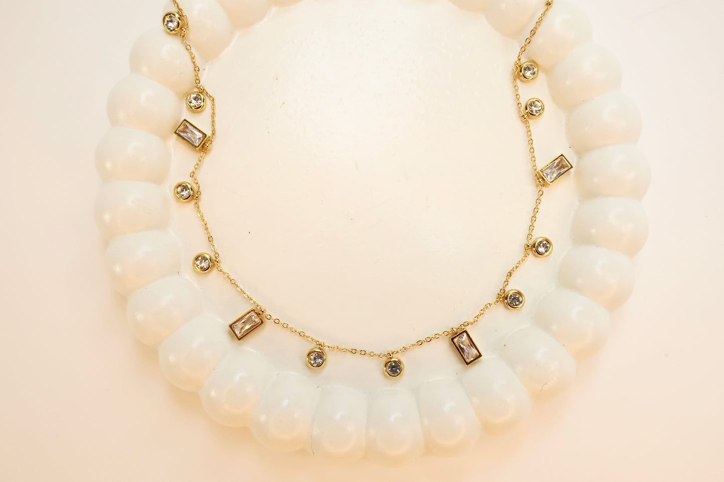 The Glimmer Row Necklace