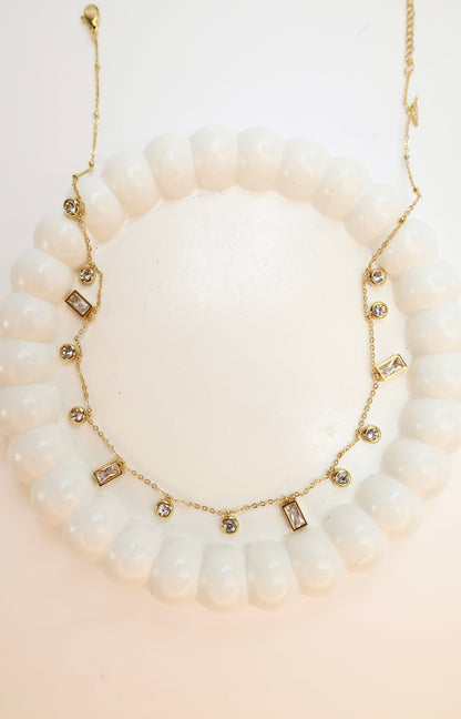 The Glimmer Row Necklace