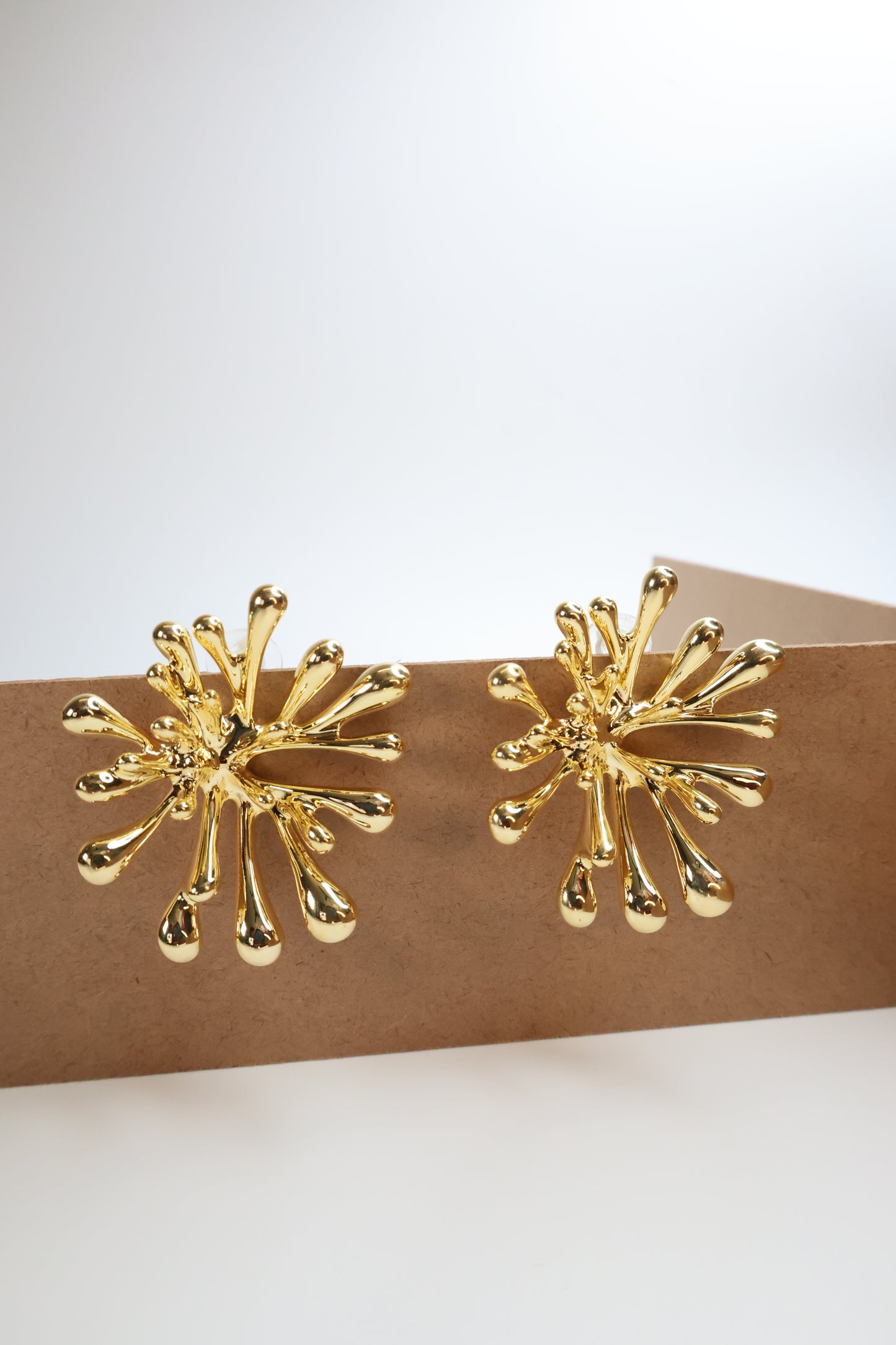 The "Liquid Gold Starburst" Earrings