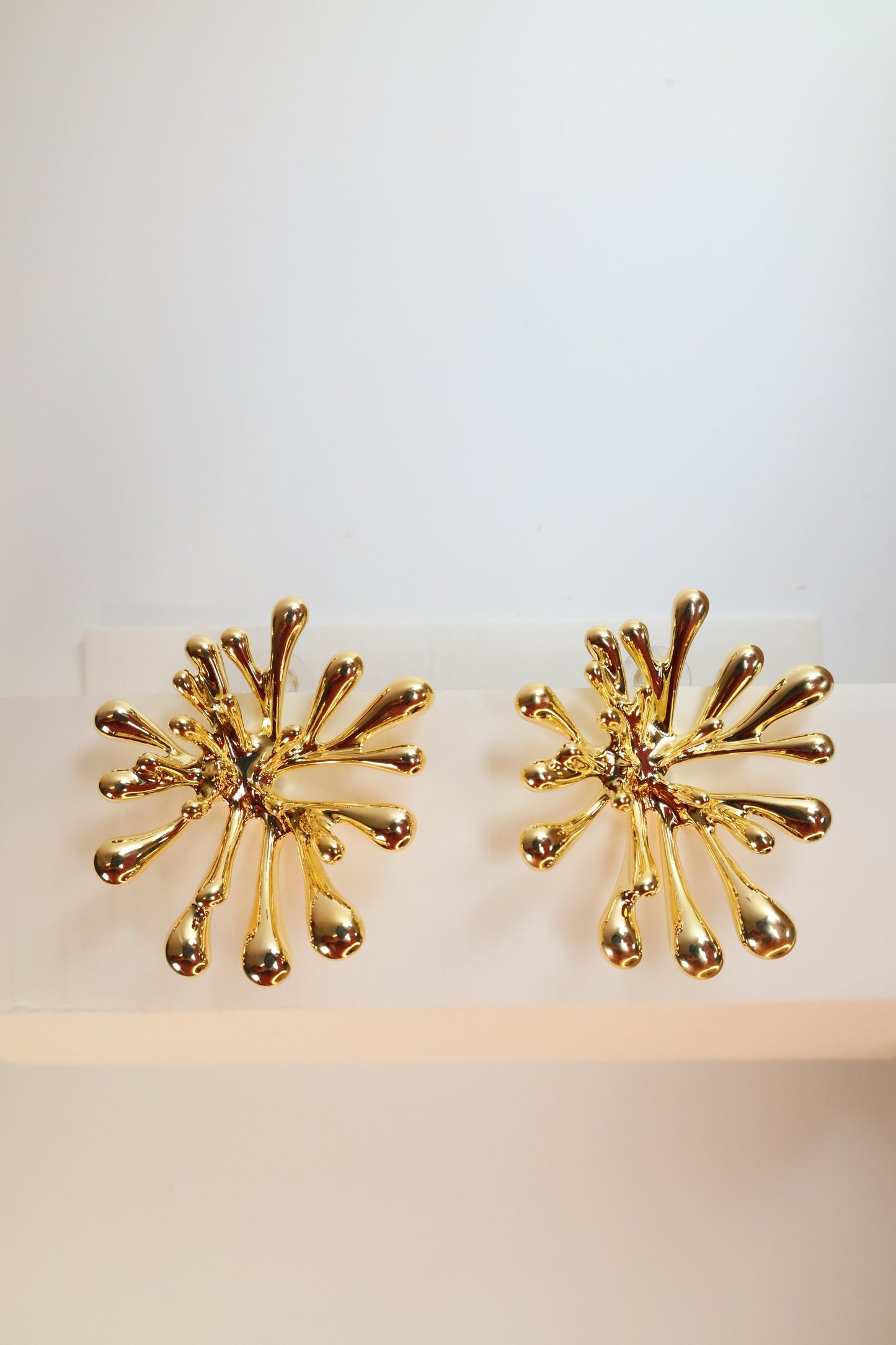 The "Liquid Gold Starburst" Earrings