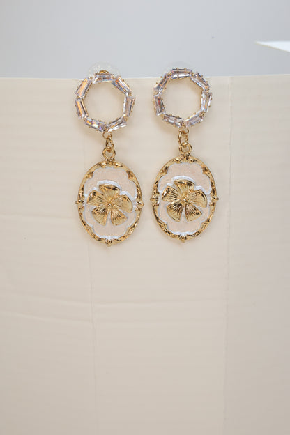 Floral Cameo Drops