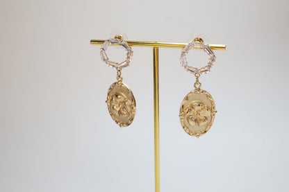 Floral Cameo Drops