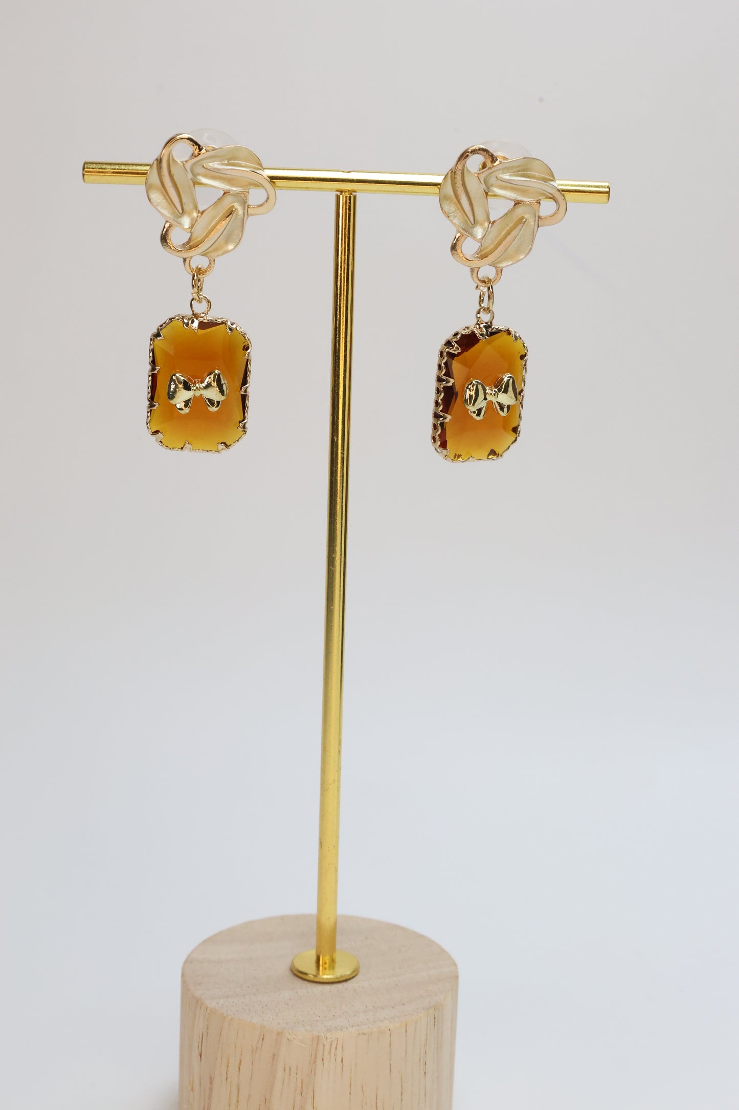 Caramel Gem Studs